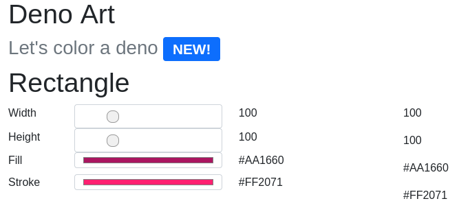 działające edytory do właściwości DenoConfig /deno-react-editors.png