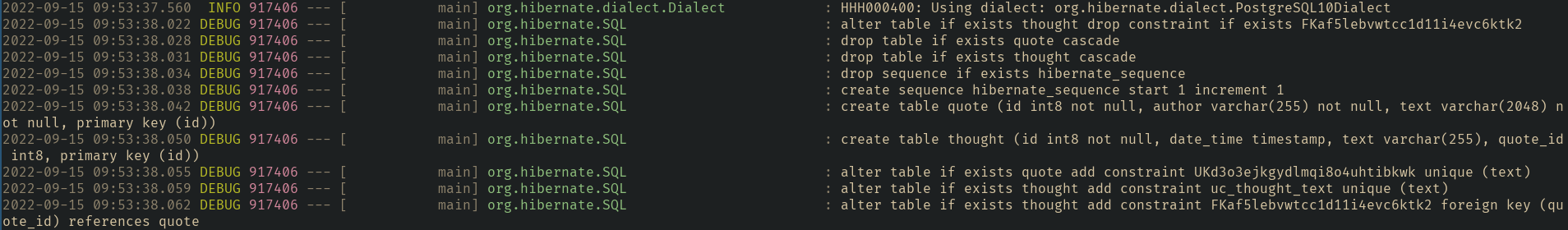 DDL logged in spring boot /en/posts/docker-volumes/ddl-logged.png